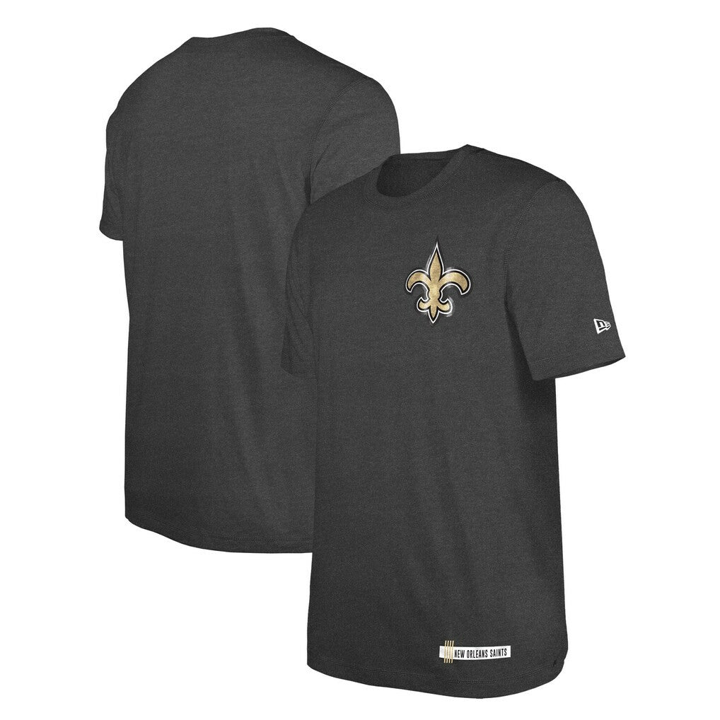 New Orleans Saints New Era 2024 NFL Training Camp T-Shirt - Heather Black T-shirts
