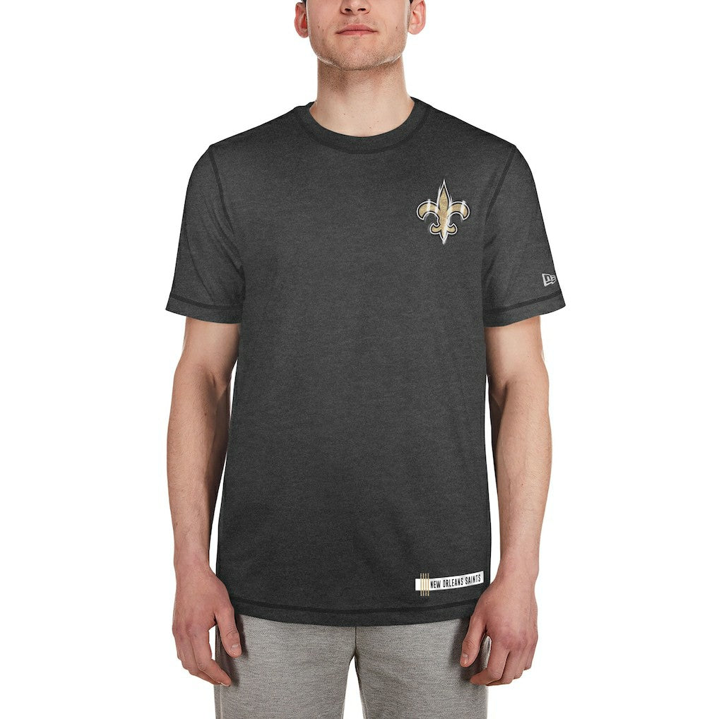 New Orleans Saints New Era 2024 NFL Training Camp T-Shirt - Heather Black T-shirts