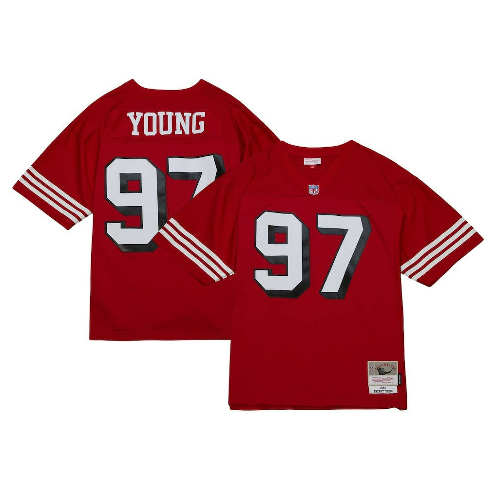 Bryant Young San Francisco 49ers Legacy Replica Jersey - Scarlet Jerseys