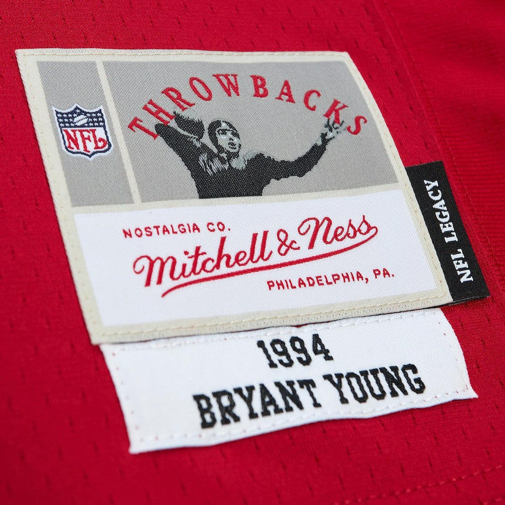 Bryant Young San Francisco 49ers Legacy Replica Jersey - Scarlet Jerseys