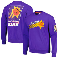 Phoenix Suns Hardwood Classics There and Back Pullover Sweatshirt Purple - Mitchell & Ness