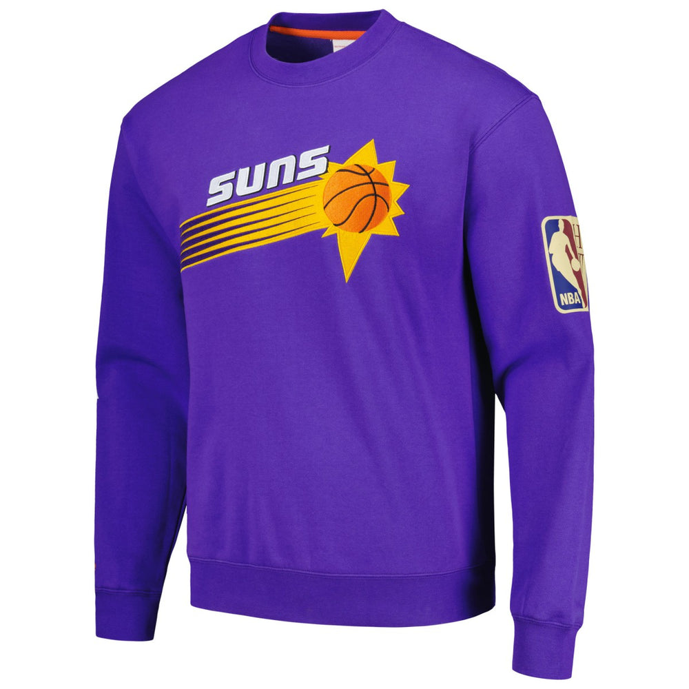 Phoenix Suns Hardwood Classics There and Back Pullover Sweatshirt Purple - Mitchell & Ness