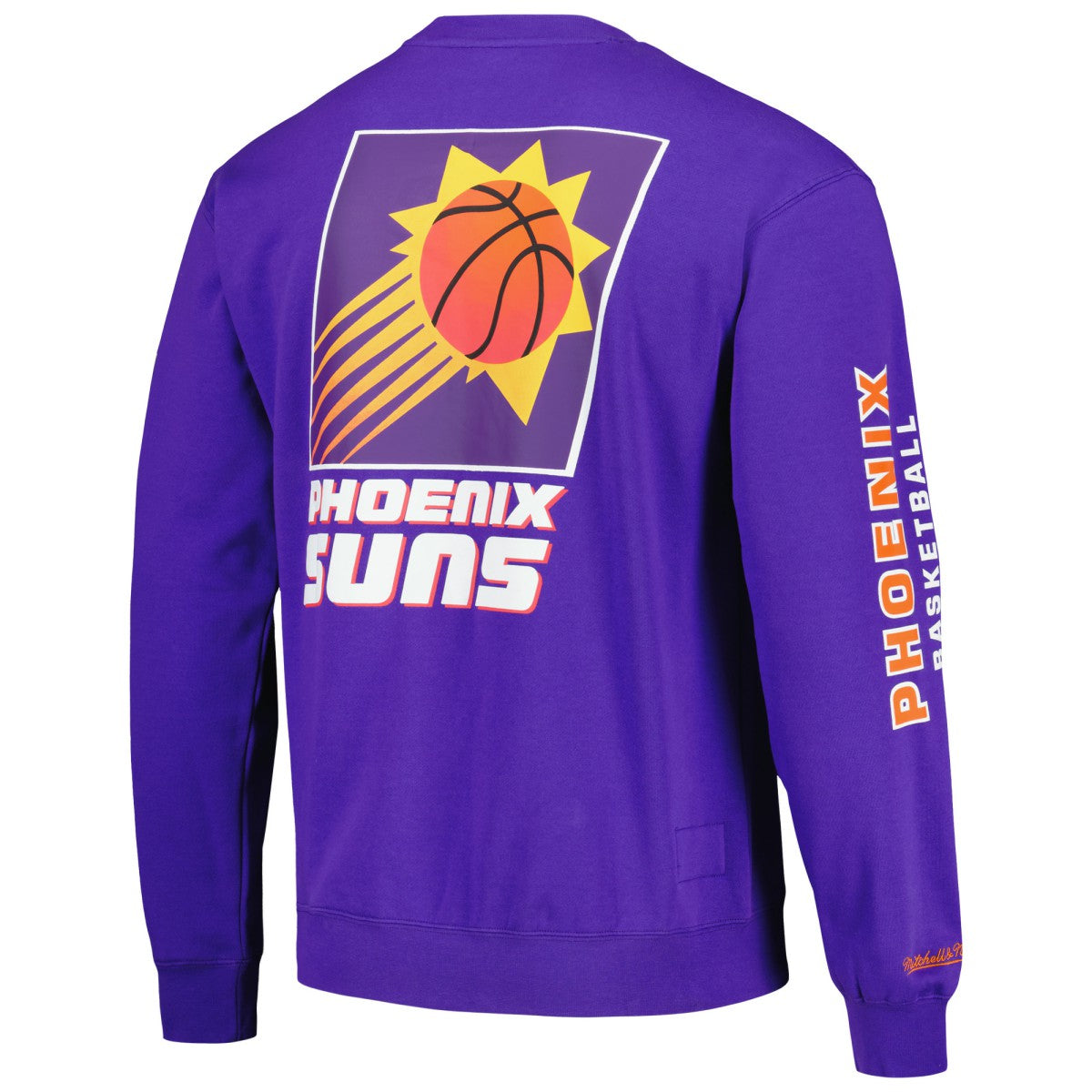 Phoenix Suns Hardwood Classics There and Back Pullover Sweatshirt Purple - Mitchell & Ness
