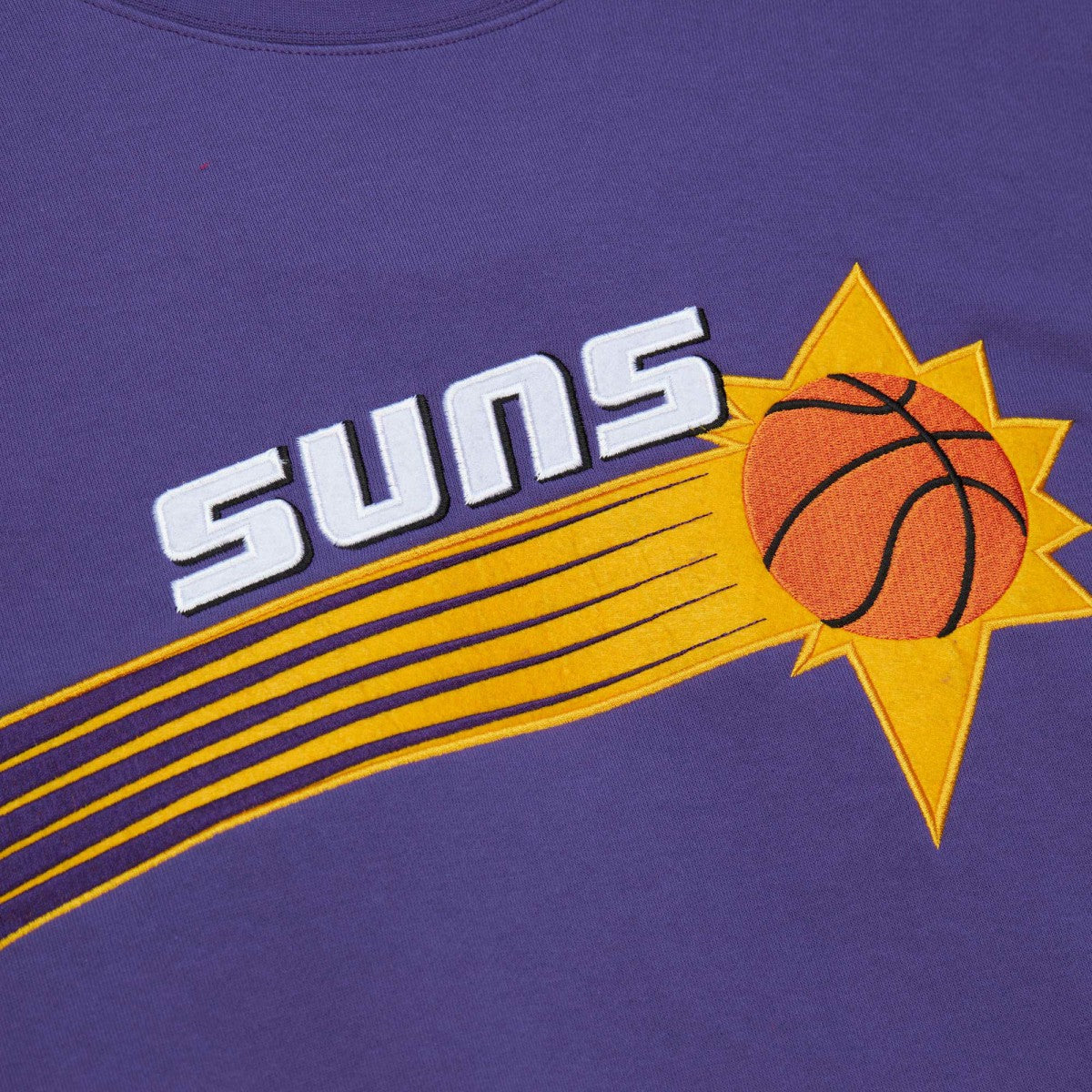 Phoenix Suns Hardwood Classics There and Back Pullover Sweatshirt Purple - Mitchell & Ness