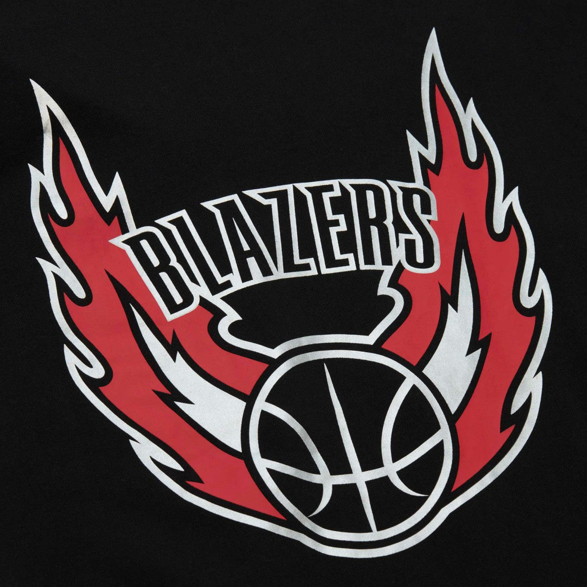 Portland Trail Blazers Hardwood Classics There and Back Pullover Sweatshirt Black - Mitchell & Ness outlet
