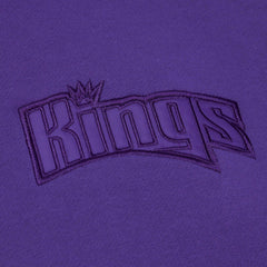 Sacramento Kings Hardwood Classics Tonal Pullover Hoodie Purple - Mitchell & Ness