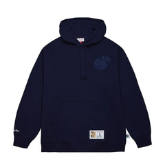 Dallas Mavericks Hardwood Classics Tonal Pullover Hoodie Navy - Mitchell & Ness