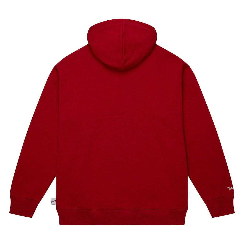 Chicago Bulls Hardwood Classics Tonal Pullover Hoodie Red - Mitchell & Ness