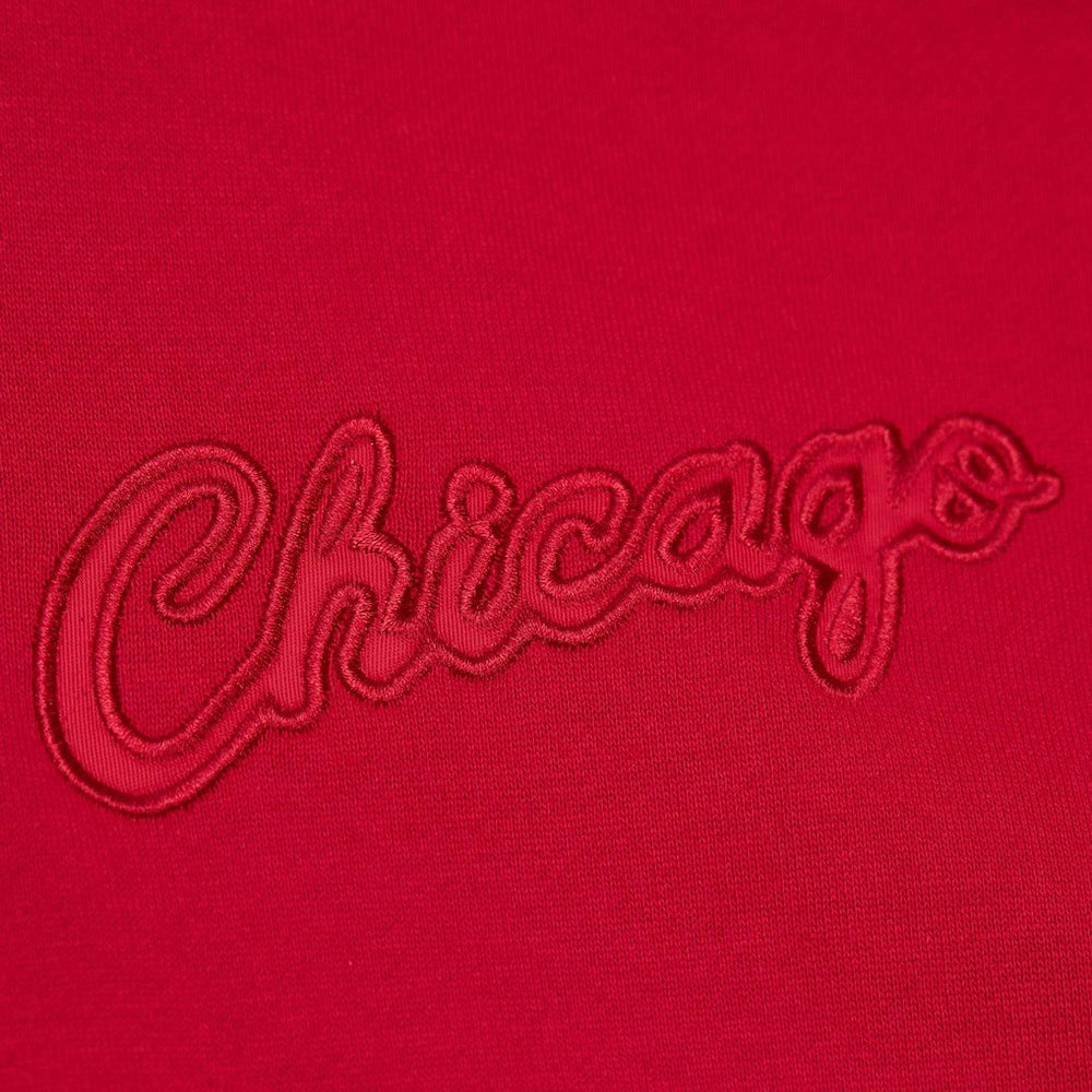 Chicago Bulls Hardwood Classics Tonal Pullover Hoodie Red - Mitchell & Ness