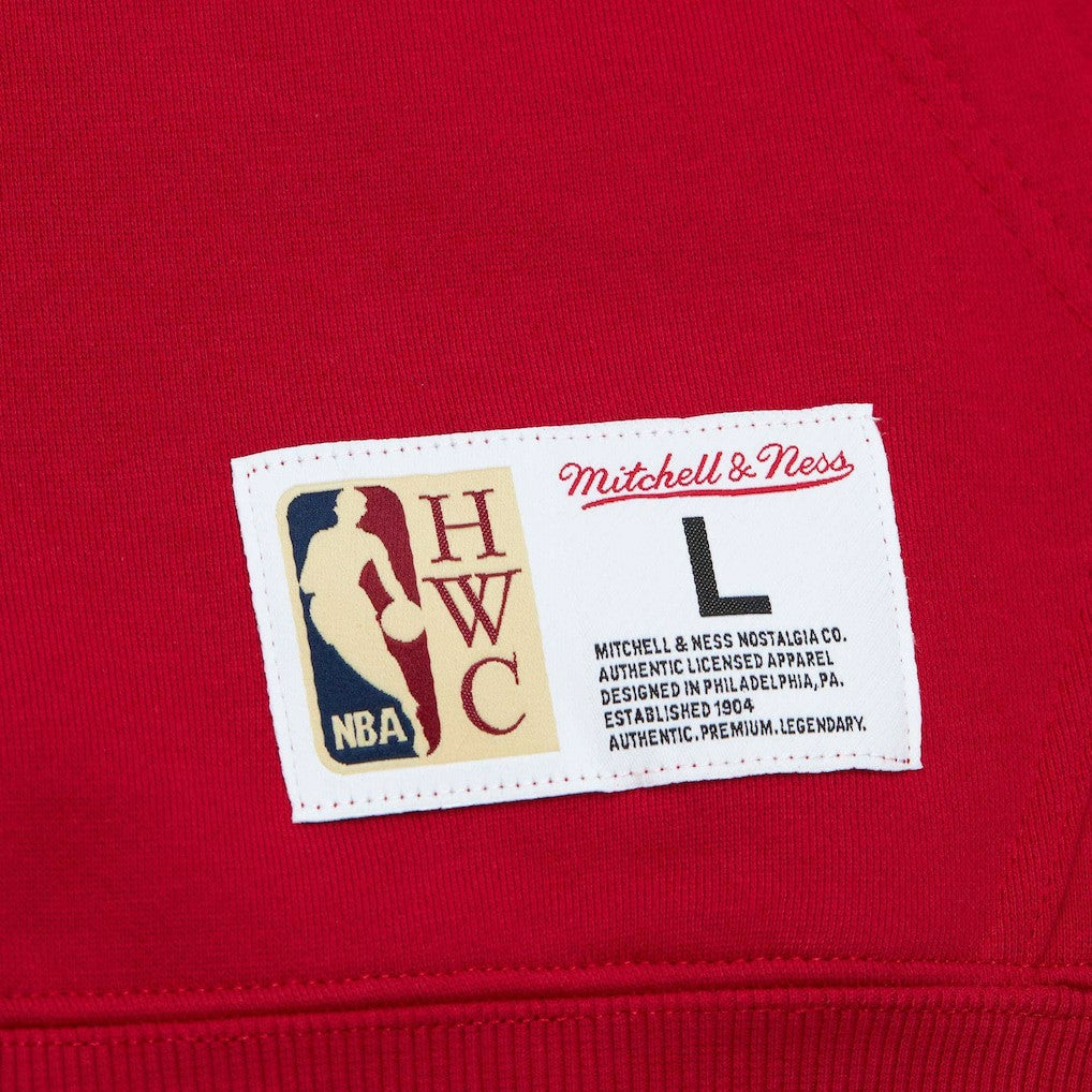 Chicago Bulls Hardwood Classics Tonal Pullover Hoodie Red - Mitchell & Ness