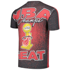 Miami Heat Hardwood Classics 2006 NBA Champions Champ City T-Shirt Red - Mitchell & Ness