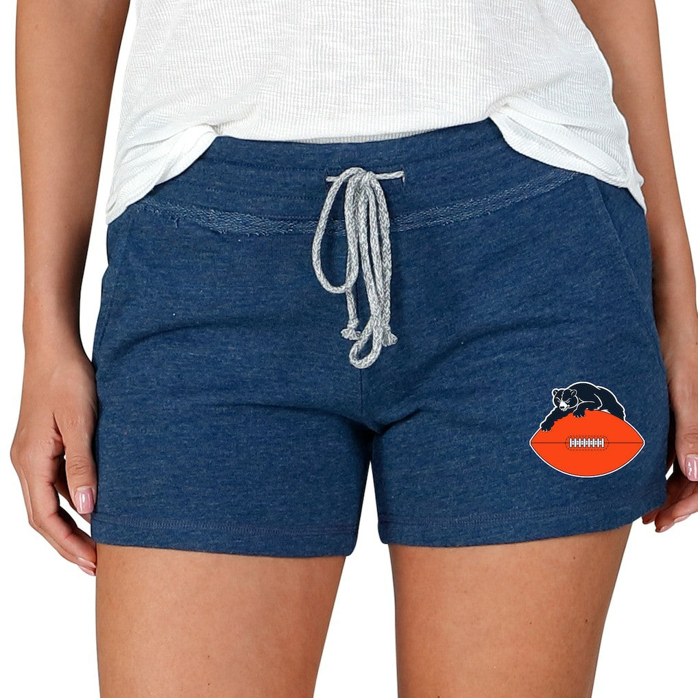 Chicago Bears Concepts Sport Women's Mainstream Terry Lounge Shorts - Navy Shorts