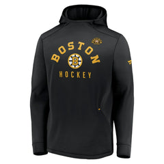 Boston Bruins Fanatics Centennial Lockup Authentic Pro Pullover Hoodie - Black | US 200831141