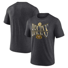Boston Bruins Fanatics Centennial Hockey Tri-Blend T-Shirt - Heather Charcoal | US 200831150