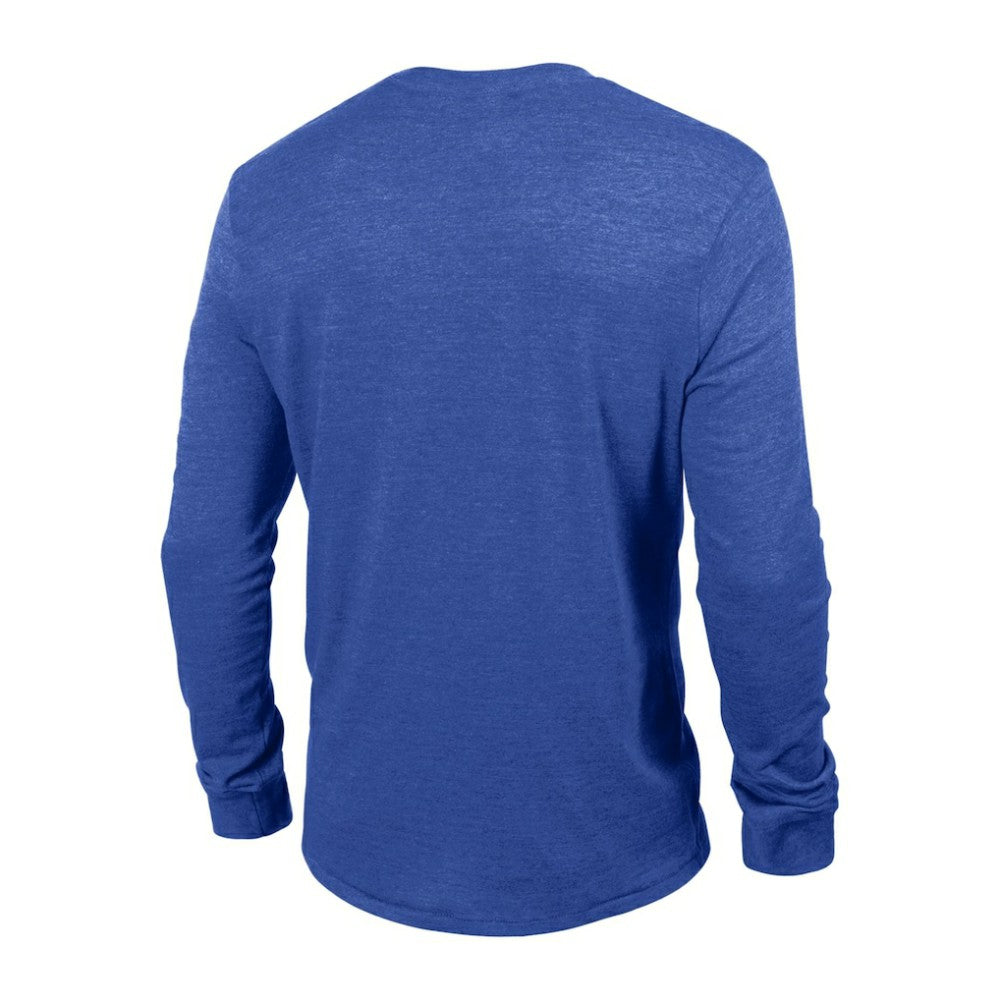 St. Louis Blues Champion Multi-Logo Tri-Blend Long Sleeve T-Shirt - Heather Blue | US 200838099