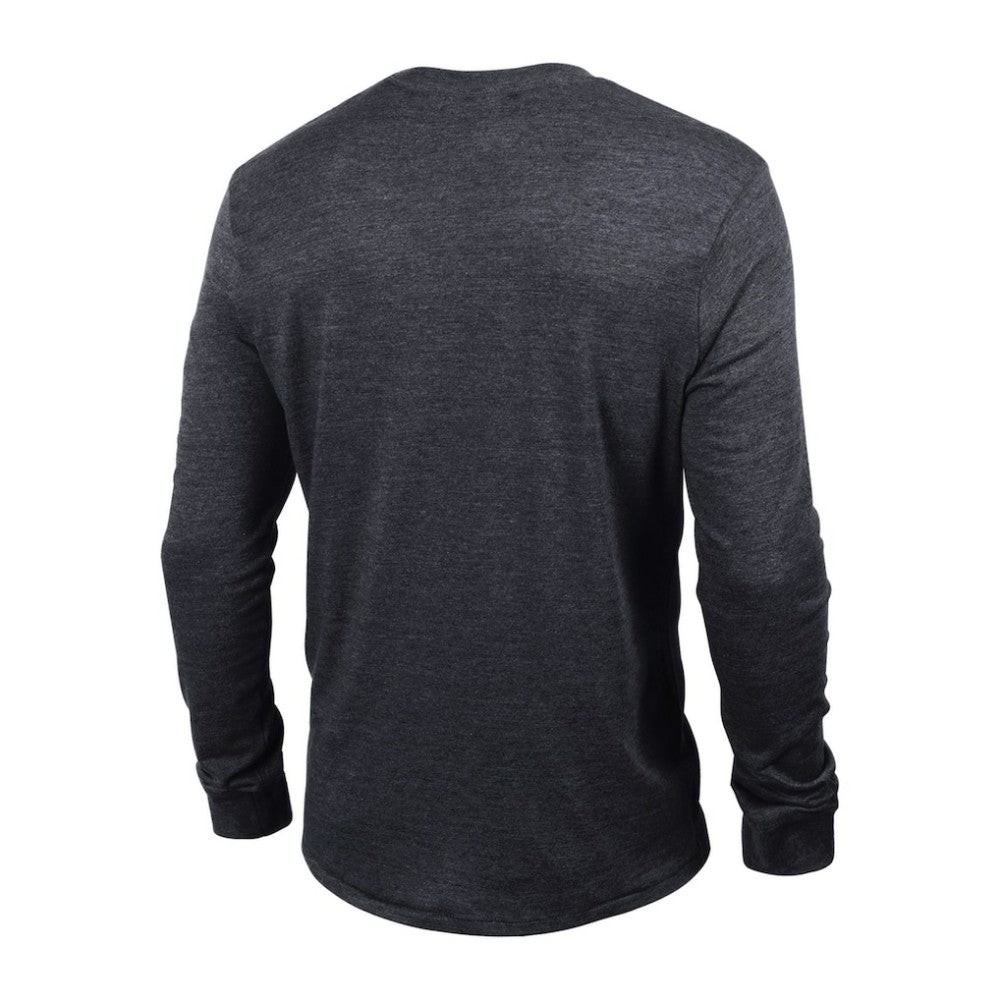 Boston Bruins Champion Multi-Logo Tri-Blend Long Sleeve T-Shirt - Heather Black | US 200838101