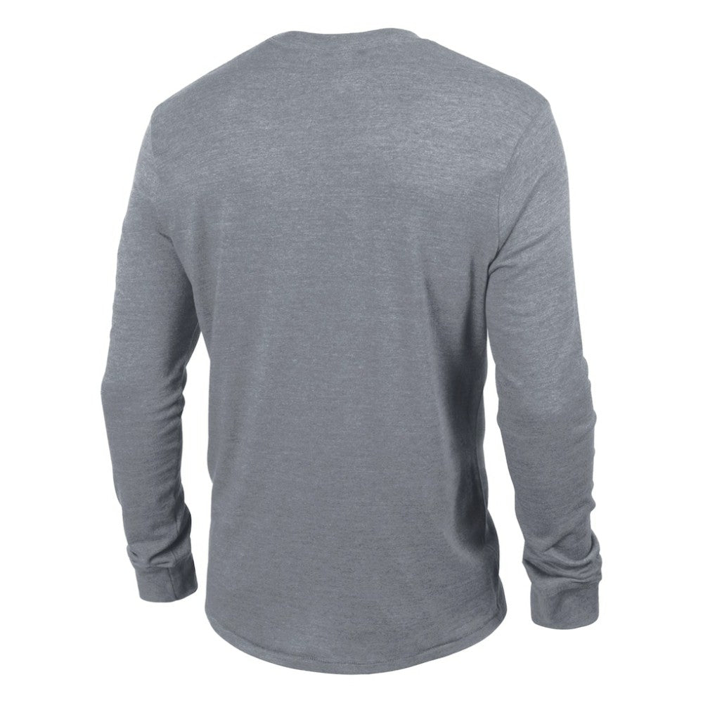 St. Louis Blues Champion Tri-Blend Dual-Stripe Long Sleeve T-Shirt - Heather Gray | US 200838123