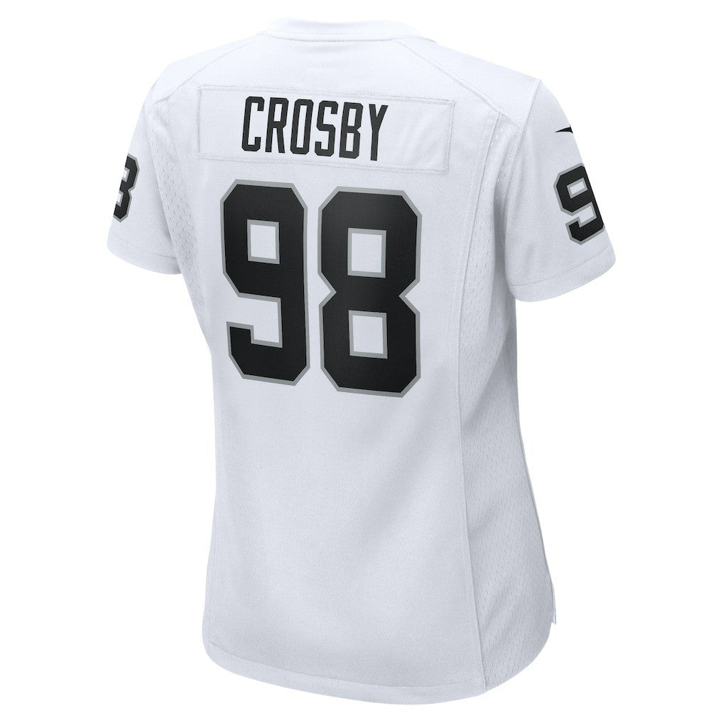 Maxx Crosby Las Vegas Raiders Women's Game Jersey - White Jerseys