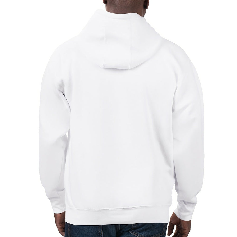 Miami Dolphins Starter Unisex Name Drop Logo Pullover Hoodie - White Hoodies