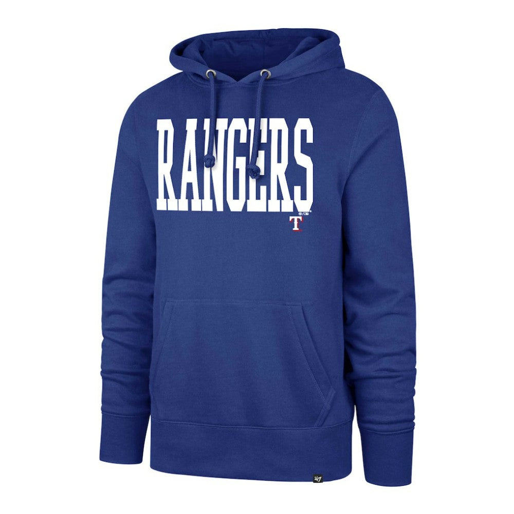 Texas Rangers '47 Dime Headline Pullover Hoodie - Royal Hoodies