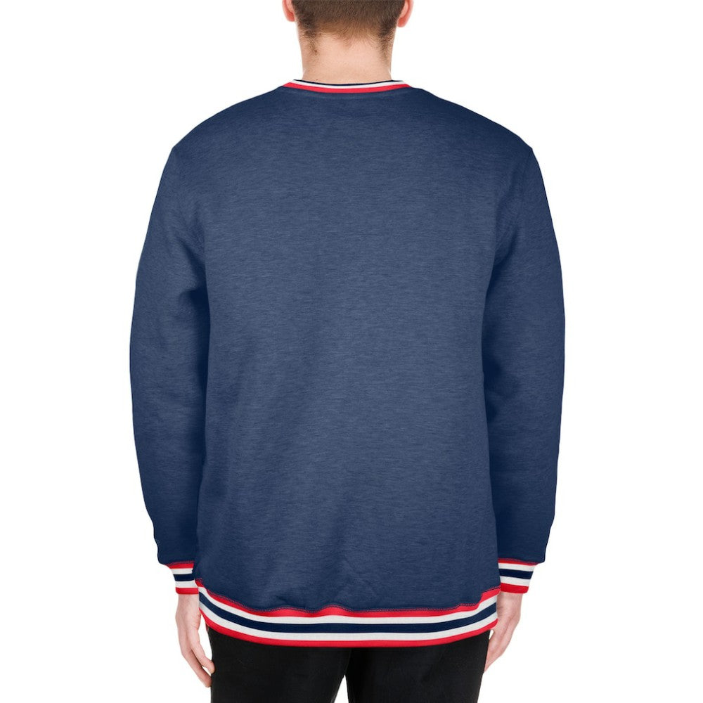 Atlanta Braves New Era Pullover Sweatshirt - Navy Pullover