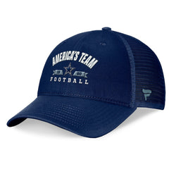 Dallas Cowboys Fundamentals Timeout Trucker Adjustable Hat - Navy Hats