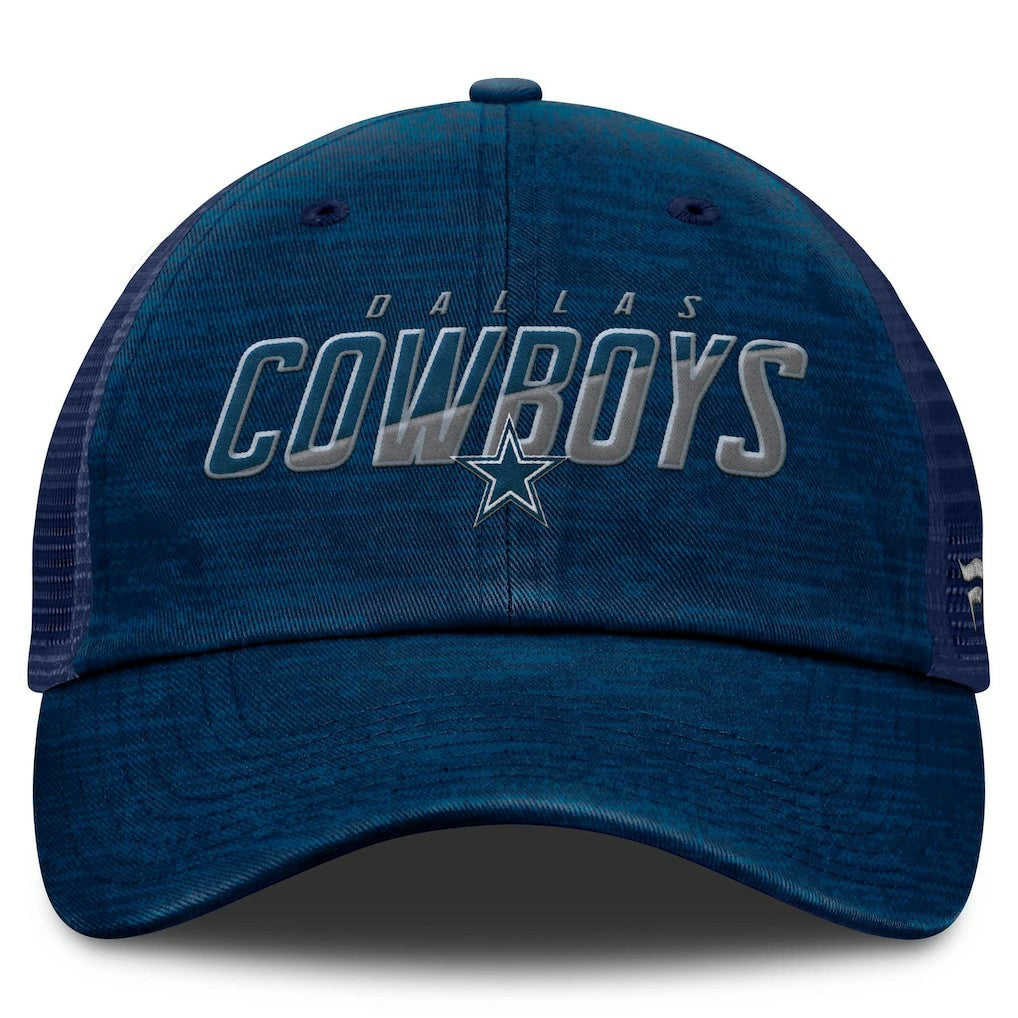 Dallas Cowboys Fundamentals Challenge Trucker Adjustable Hat - Navy Hats