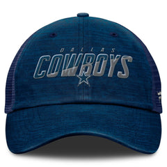Dallas Cowboys Fundamentals Challenge Trucker Adjustable Hat - Navy Hats