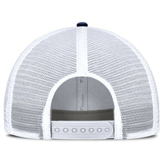 Dallas Cowboys Fundamentals Flawless Stripe Trucker Adjustable Hat - White/Navy Hats