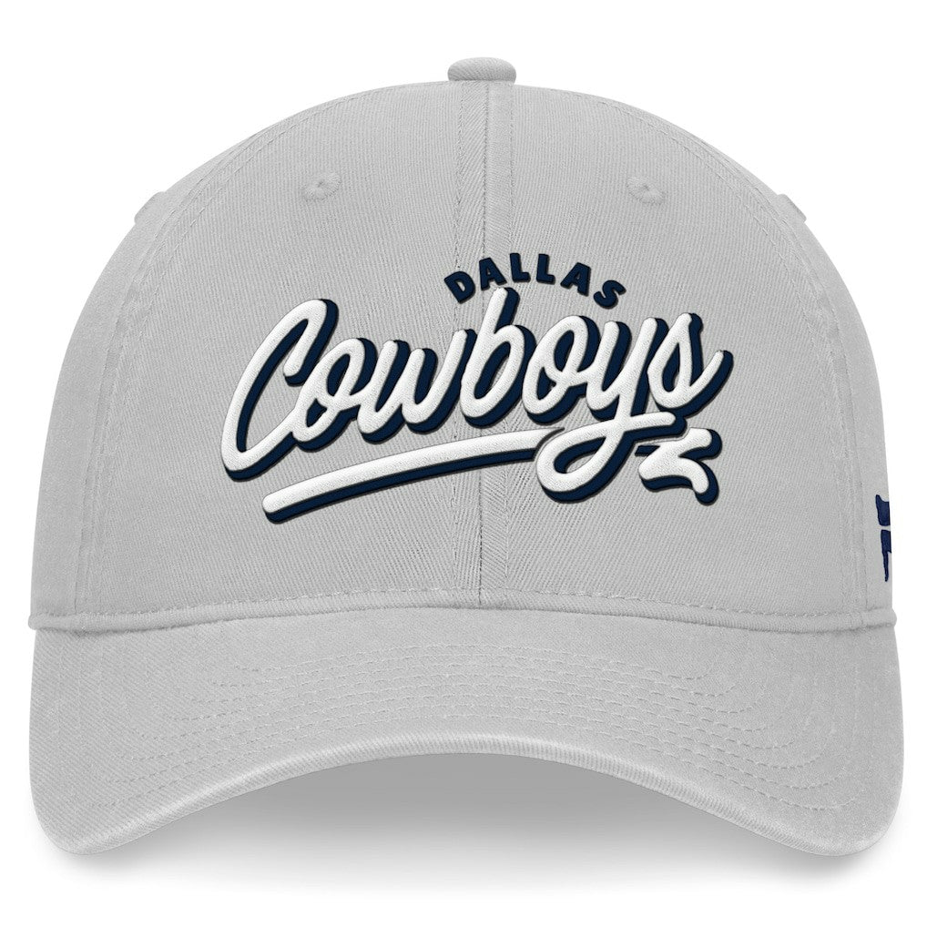 Dallas Cowboys Women's Rustic Kickoff Adjustable Hat  - Gray Hats