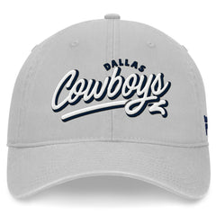 Dallas Cowboys Women's Rustic Kickoff Adjustable Hat  - Gray Hats