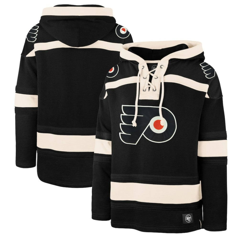 Philadelphia Flyers '47 Superior Lacer Hoodie - Black | US 200852255