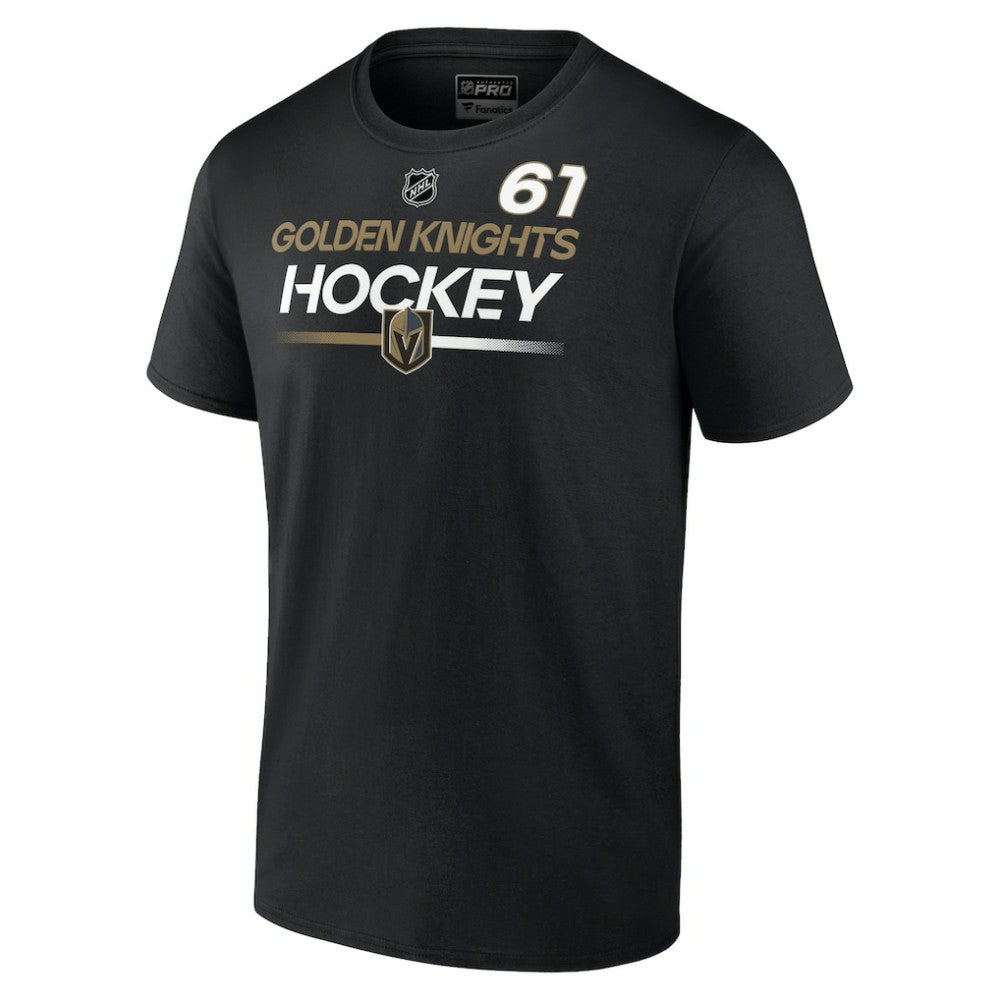 Mark Stone Vegas Golden Knights Fanatics  Authentic Pro Prime Name & Number T-Shirt - Black | US 200852421