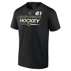 Mark Stone Vegas Golden Knights Fanatics  Authentic Pro Prime Name & Number T-Shirt - Black | US 200852421