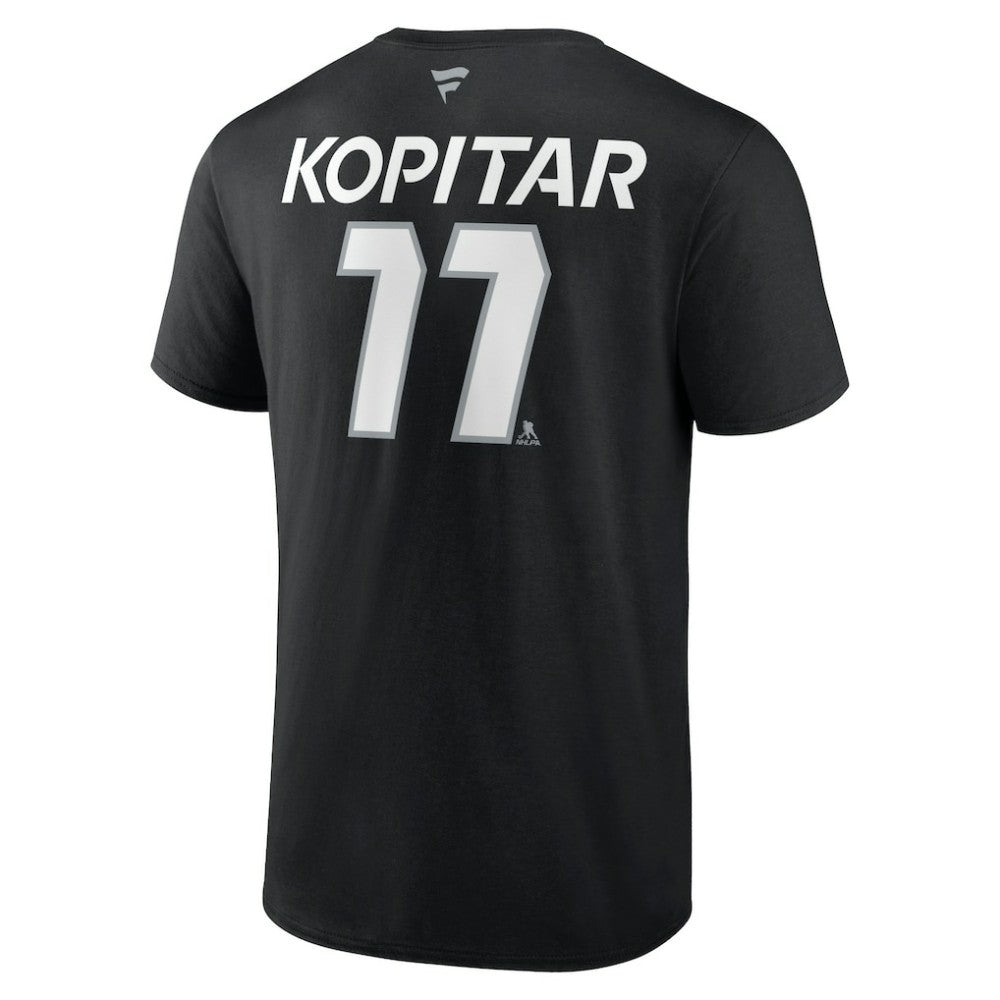 Anze Kopitar Los Angeles Kings Fanatics  Authentic Pro Prime Name & Number T-Shirt - Black | US 200852451
