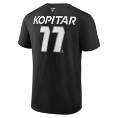 Anze Kopitar Los Angeles Kings Fanatics  Authentic Pro Prime Name & Number T-Shirt - Black | US 200852451