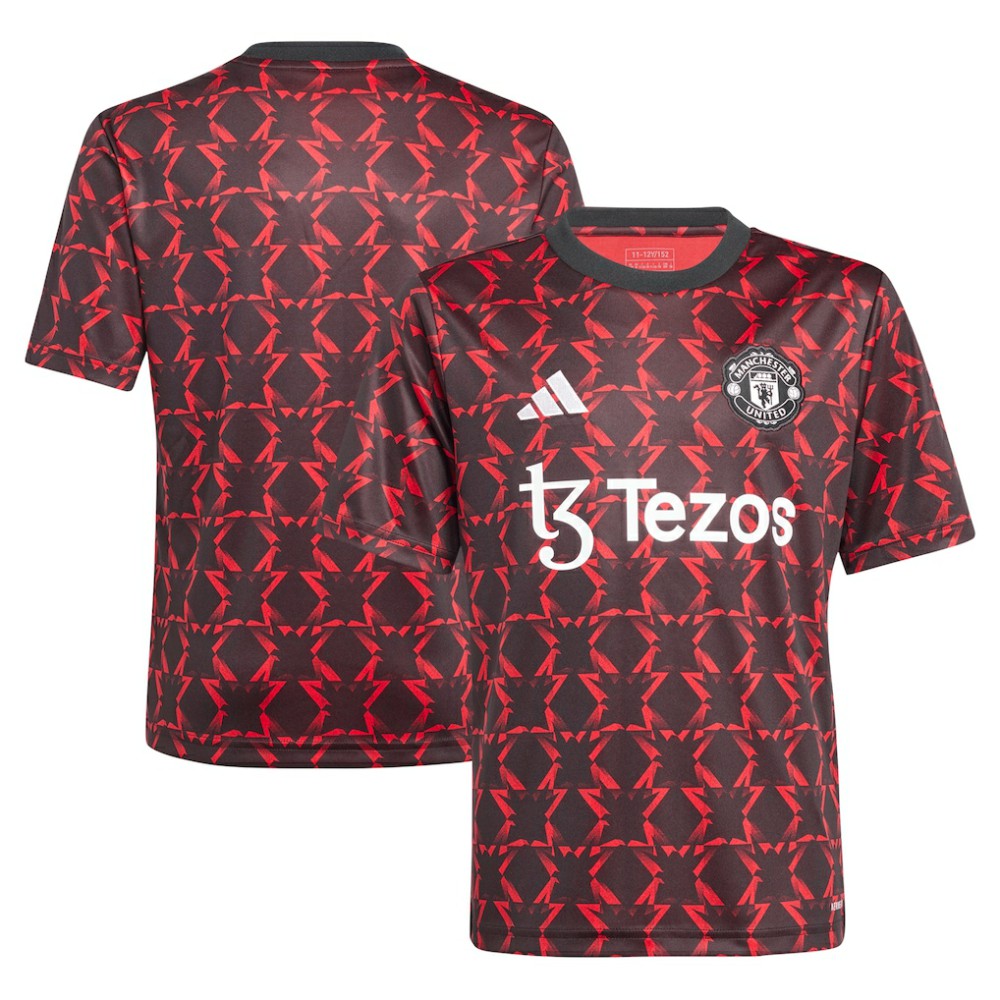 Manchester United Youth 2024/25 Pre-Match Top Black - Adidas online