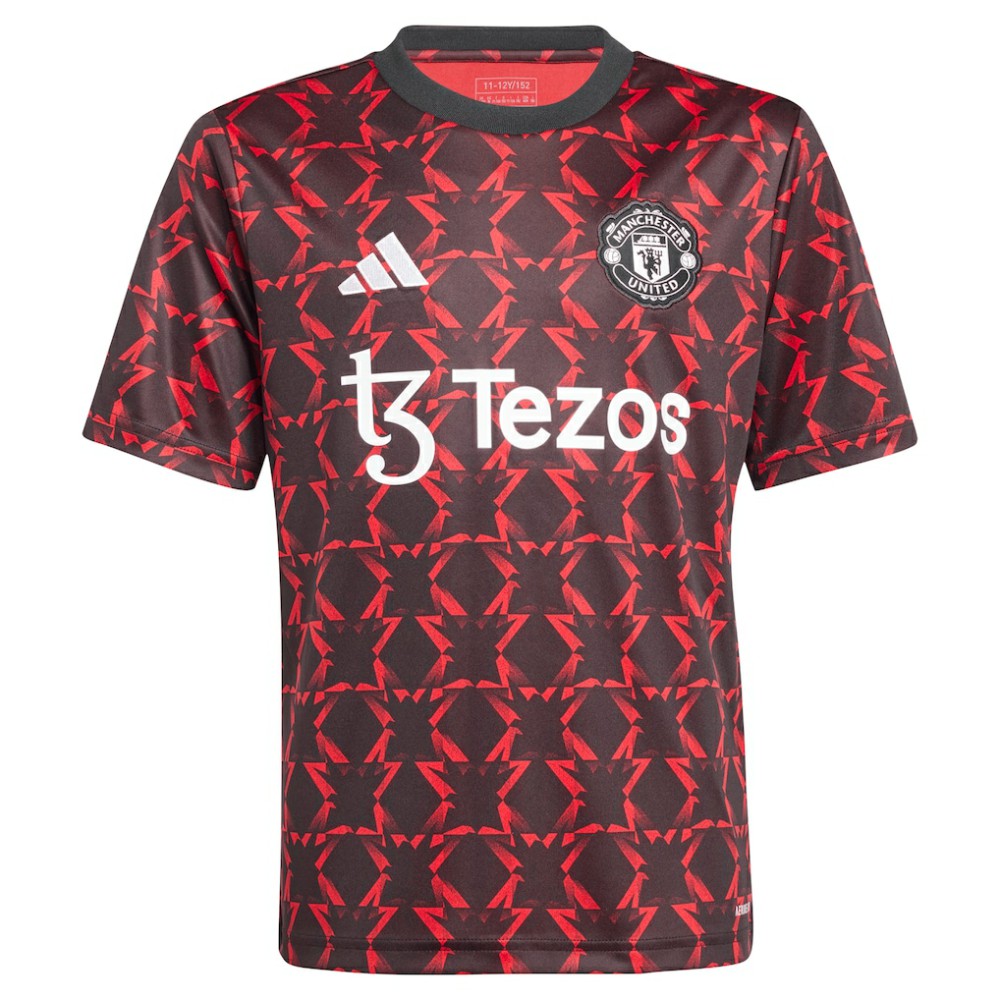 Manchester United Youth 2024/25 Pre-Match Top Black - Adidas online