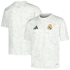 Real Madrid Youth 2024/25 Pre-Match Top White - Adidas outlet