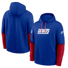 New York Giants Alternate Logo Club Pullover Hoodie - Royal Hoodies
