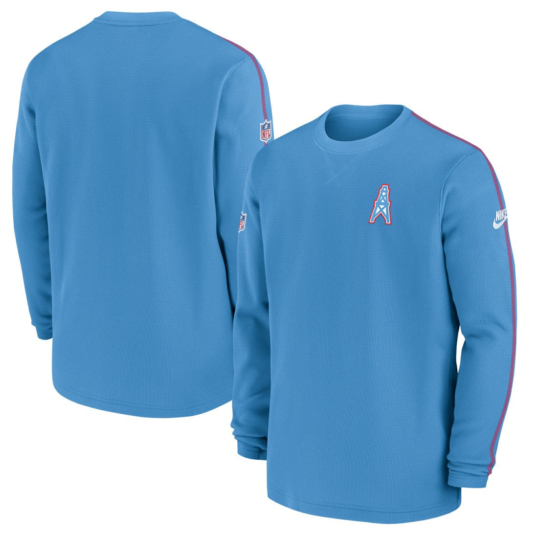Tennessee Titans Alternate Logo Coach Long Sleeve Top - Light Blue Tops