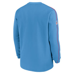 Tennessee Titans Alternate Logo Coach Long Sleeve Top - Light Blue Tops