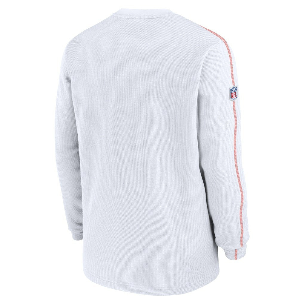 Cleveland Browns Alternate Logo Coach Long Sleeve Top - White Tops