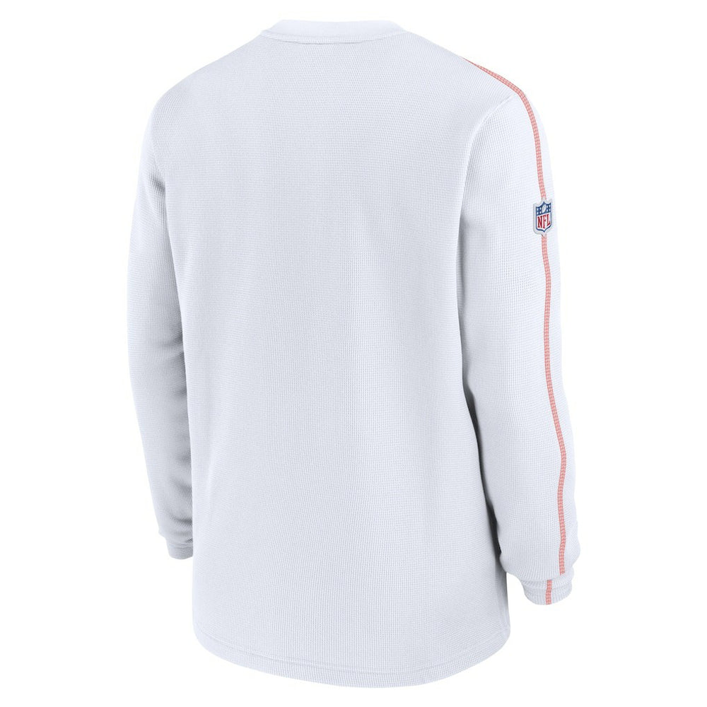 Cleveland Browns Alternate Logo Coach Long Sleeve Top - White Tops