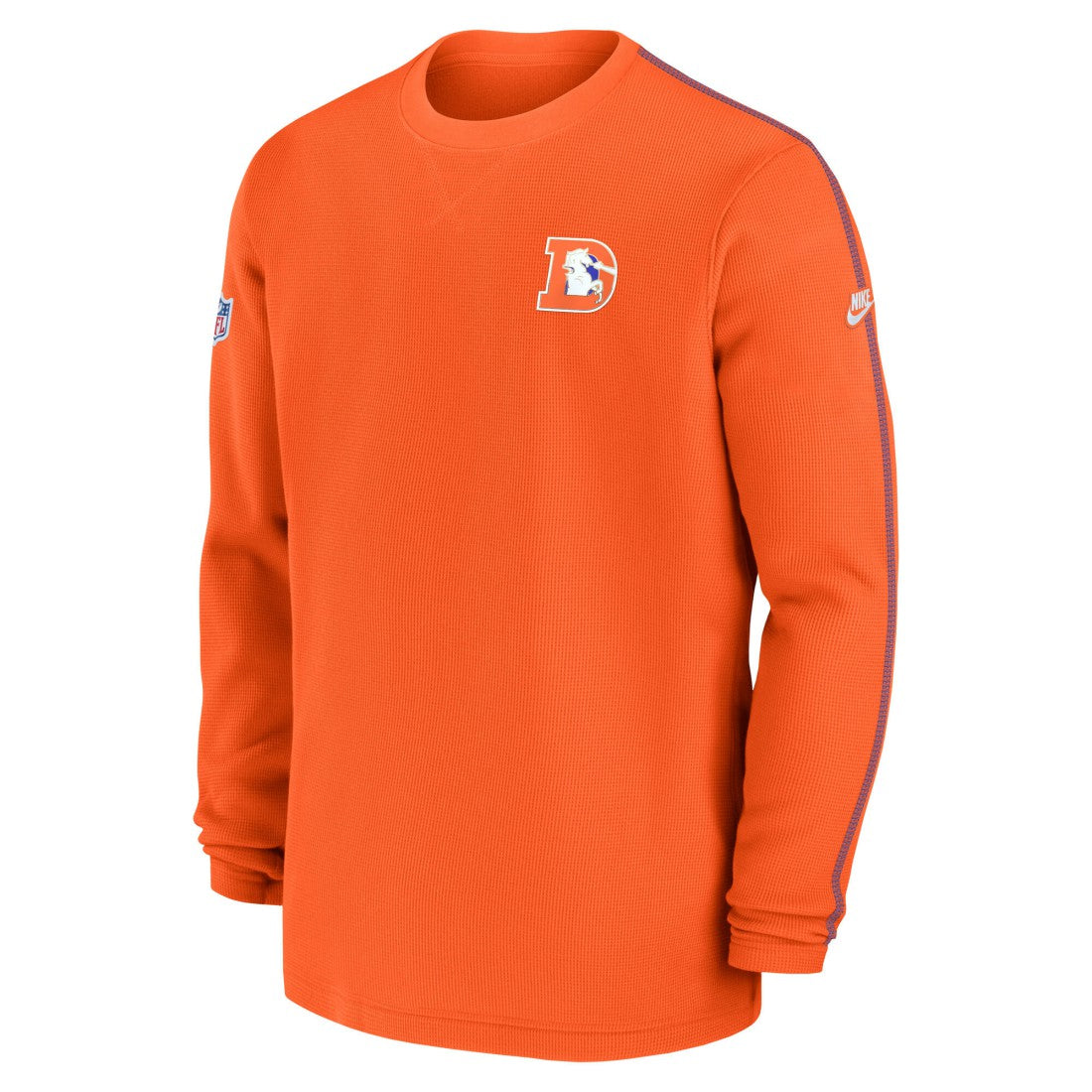 Denver Broncos Alternate Logo Coach Long Sleeve Top - Orange Tops