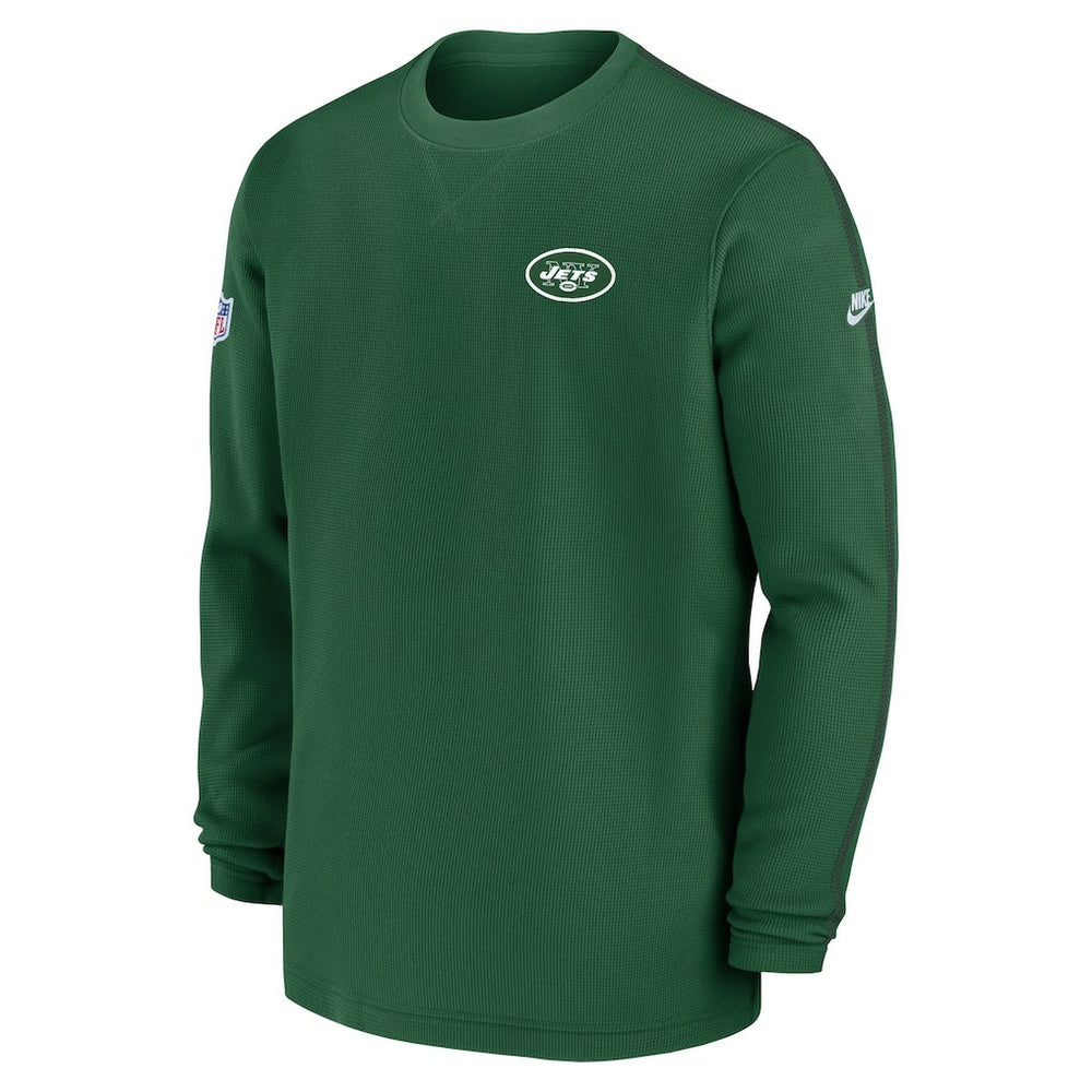 New York Jets Alternate Logo Coach Long Sleeve Top - Green Tops