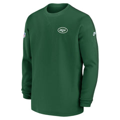 New York Jets Alternate Logo Coach Long Sleeve Top - Green Tops