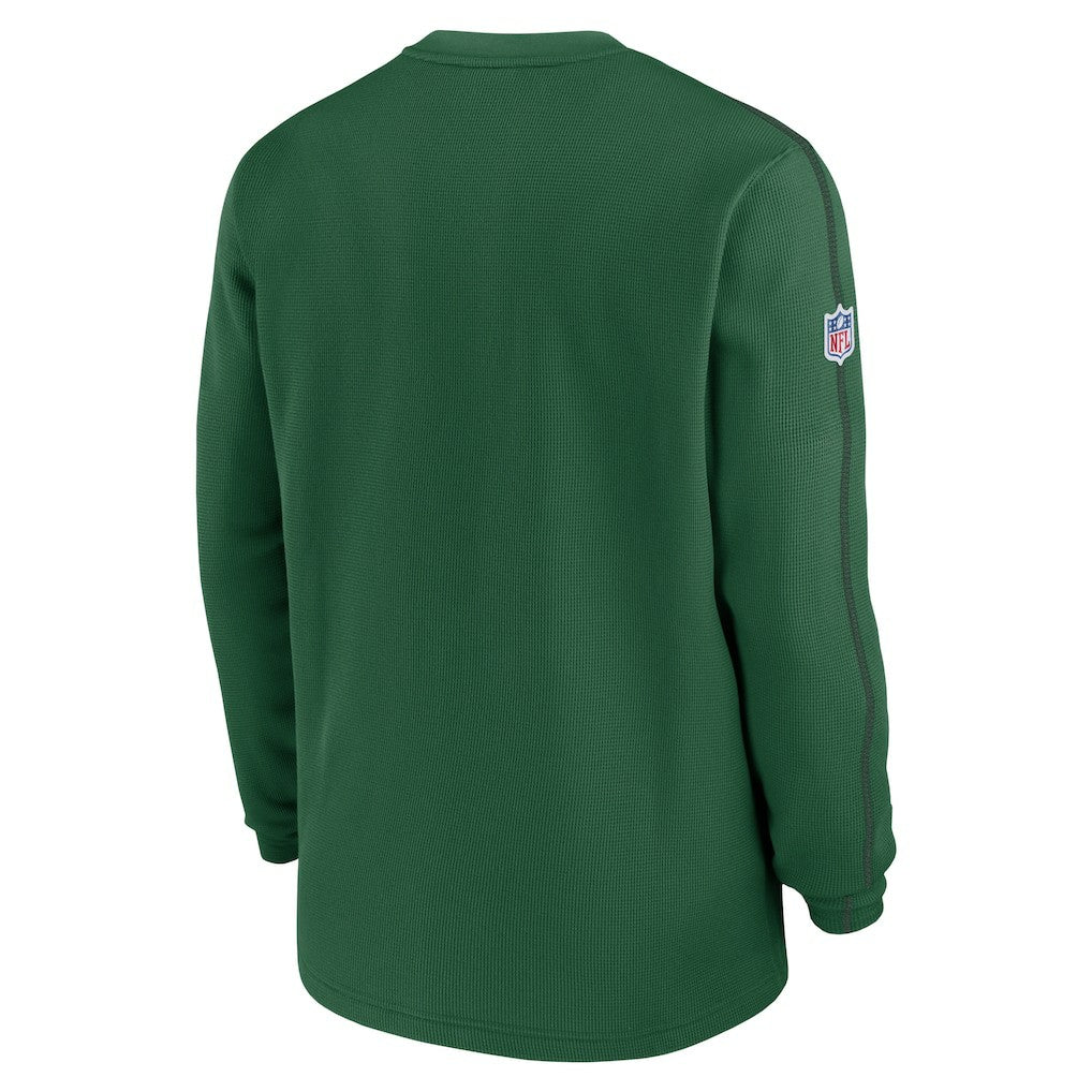 New York Jets Alternate Logo Coach Long Sleeve Top - Green Tops