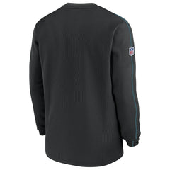 Jacksonville Jaguars Alternate Logo Coach Long Sleeve Top - Black Tops