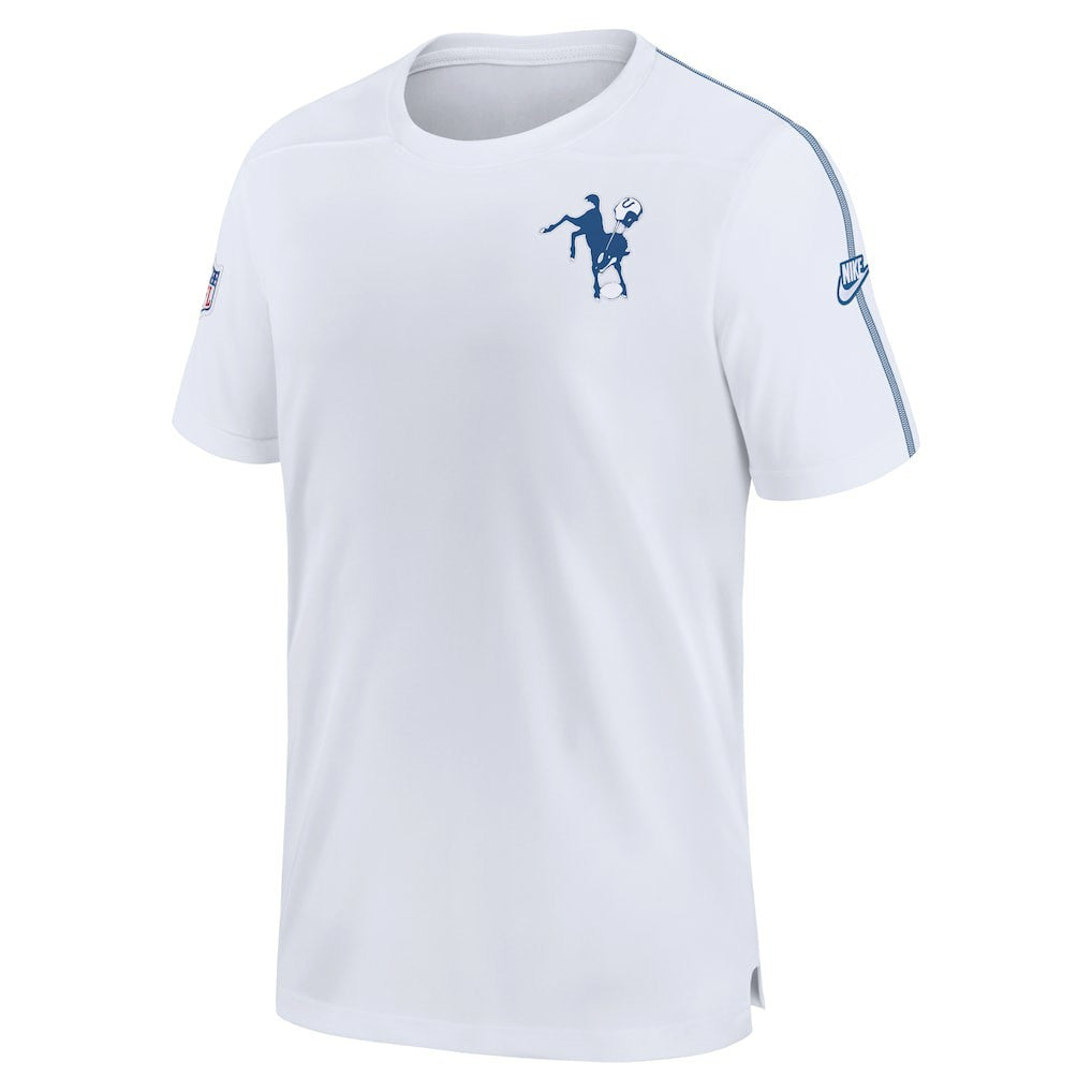 Indianapolis Colts Sideline Alternate Logo Coach Performance Top - White Tops